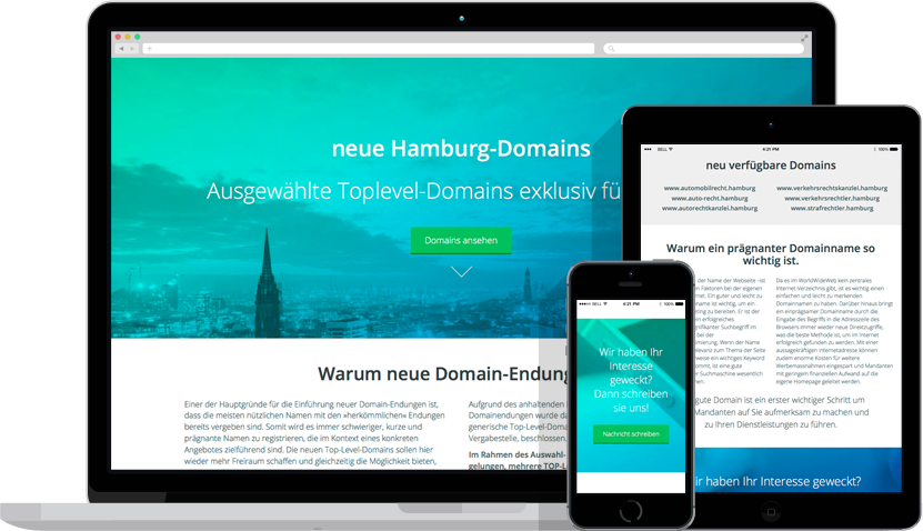 hamburg domains devices